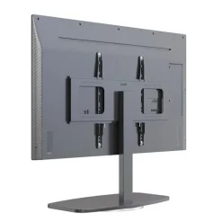 New Support pied TV de 81 à 165 cm MDF noir Support Mural Tv