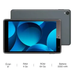 Online Tablette 8" E884 HD 64Go Noir Tablette