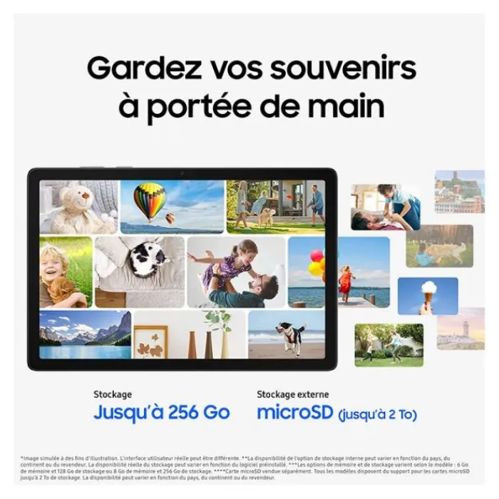 Best Tablette 11" Galaxy Tab A11+ Wi-fi/6Go/128Go Gris Tablette