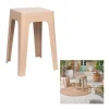 Hot Tabouret monobloc empilable beige Mobilier, Décoration