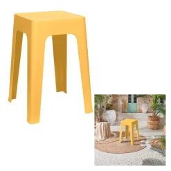 Online Tabouret monobloc empilable moutarde Mobilier, Décoration