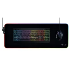Best Tapis de Souris Gaming XXL avec Rétroéclairage RGB, 4mm Souris, Tapis