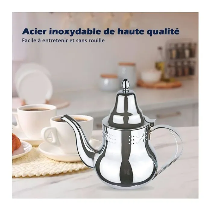 Outlet Théière inox 12L tous feux Cafetière Italienne