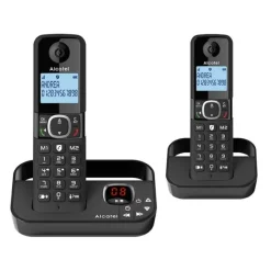 Outlet Téléphone duo avec répondeur F860 Voice noir Téléphone Fixe