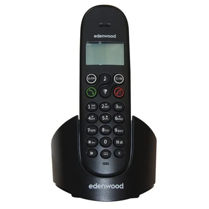New Téléphone solo avec répondeur TSR 1 Noir Téléphone Fixe
