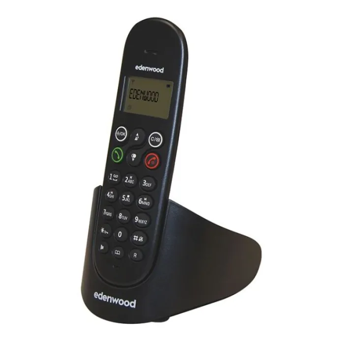 New Téléphone solo avec répondeur TSR 1 Noir Téléphone Fixe