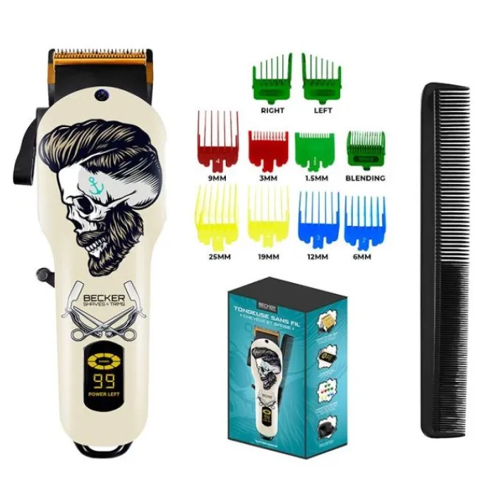 Hot Tondeuse barbe SANS FIL HERO IV Tondeuse