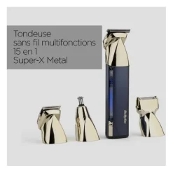 Sale Tondeuse multifonctions Super-X Metal MT992E 15en1 Tondeuse