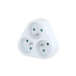 Triplite 3x16A Blanche Prise, Multiprise, Rallonge