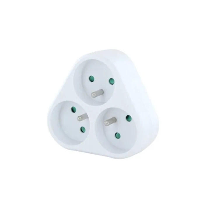 Triplite 3x16A Blanche Prise, Multiprise, Rallonge