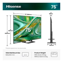 Sale TV MINILED 75" 75E8S Tv De Plus De 179 Cm