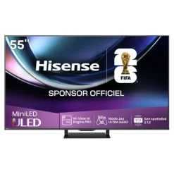 Discount TV MINILED 55" 55U7Q PRO 165Hz Tv De 108 À 146 Cm