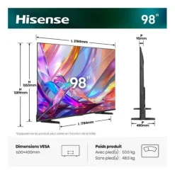 Best TV QLED 98" 98E7Q 144Hz Tv De Plus De 179 Cm