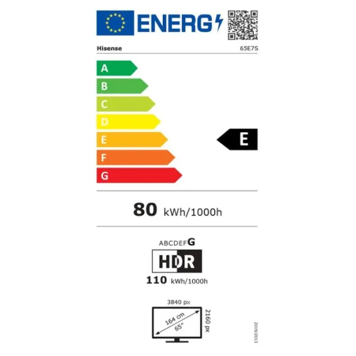 Sale TV QLED 65" 65E7S Tv De 147 À 178 Cm