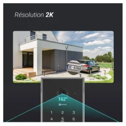 Hot Visiophone connecté EP7 2K avec panneau solaire Sonnette Et Visiophone