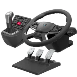 Sale Volant Force Feedback Truck Control Simulation|Manette, Casque, Protection Console