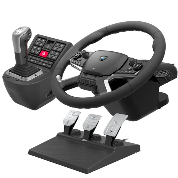 Sale Volant Force Feedback Truck Control Simulation|Manette, Casque, Protection Console