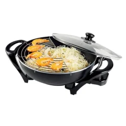 Sale WOK électrique 6L Appareil À Fondue, Wok
